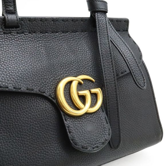 Gucci GG Marmont Small Top Handle Bag Handbag 2WAY Shoulder Bag Crossbody - Picture 9 of 9
